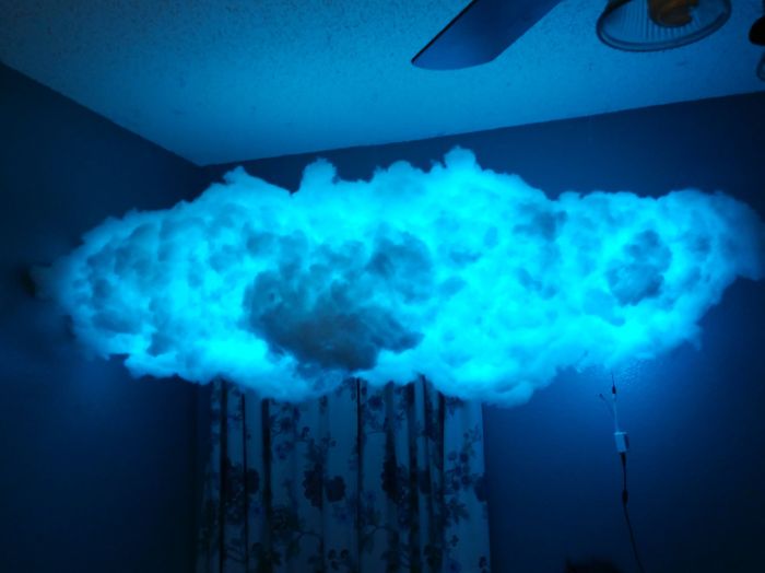 How to make cloud room decor