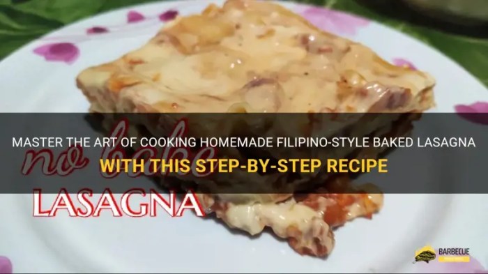 How to cook lasagna filipino style