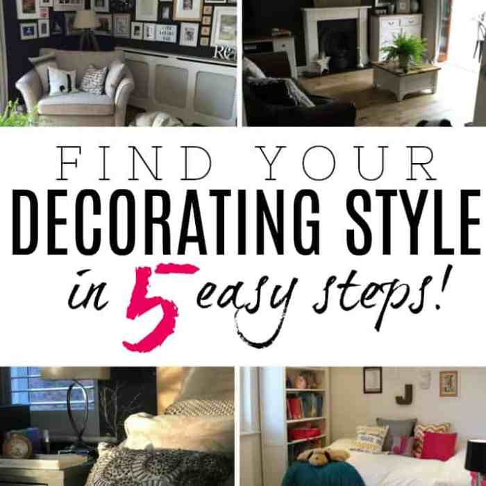 How to determine you decorating style