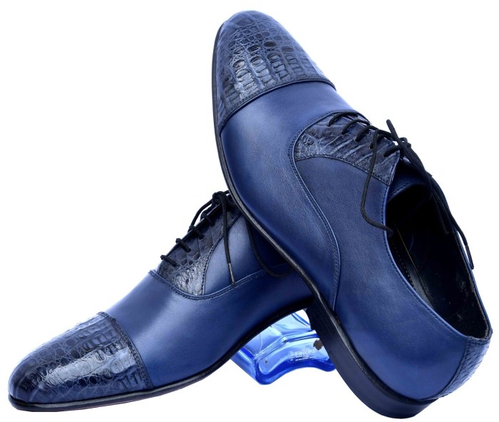 Teal blue mens dress shoes