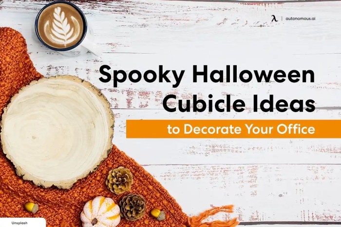 How to decorate your office cubicle for halloween