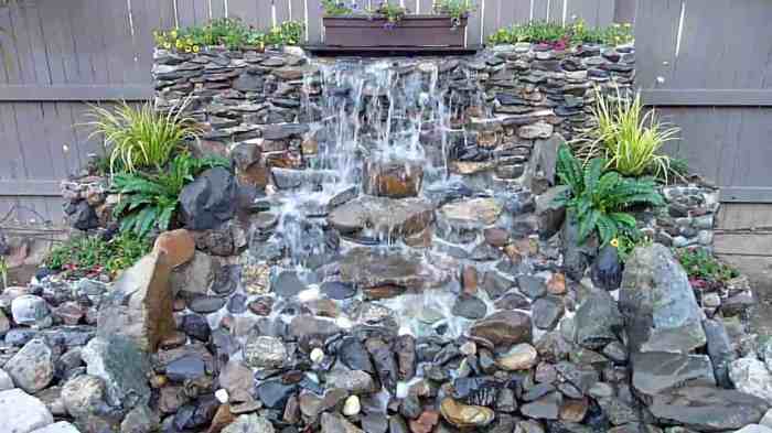 How to make waterfall decoration