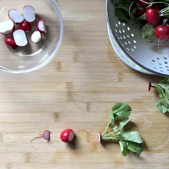 Radish greens radishes heirloom loveandlemons