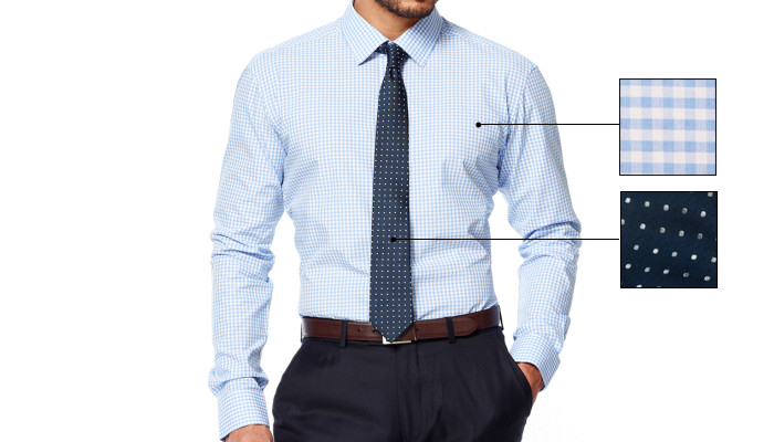 Men's dress shirts with ties