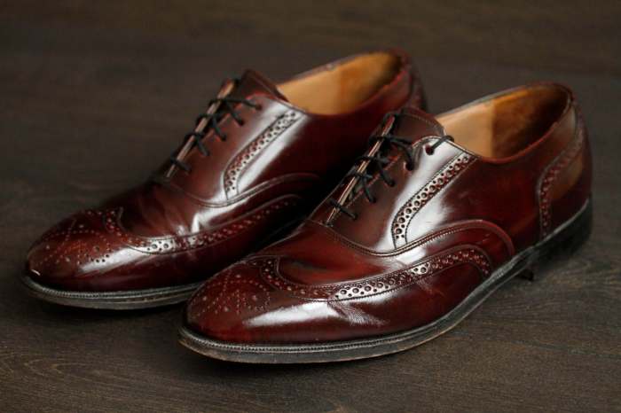 Oxblood mens dress shoes