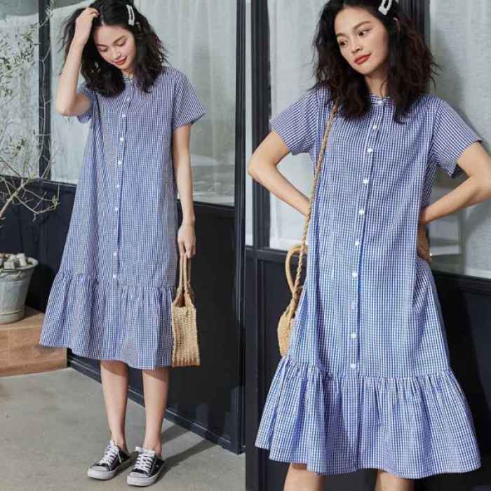 Women's designer shirt dress